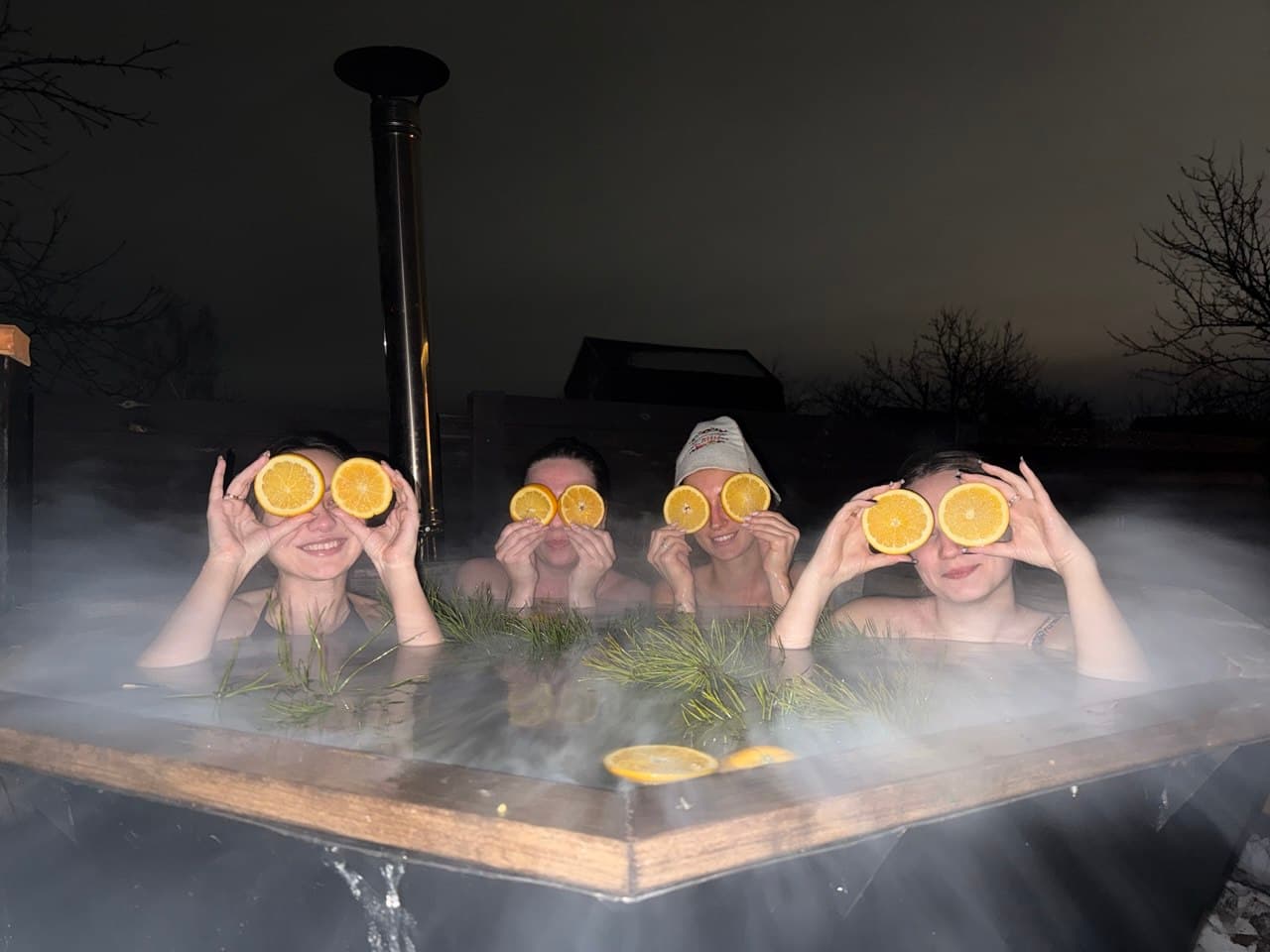 Отдых в банном чане